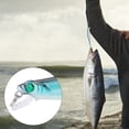 thumbnail image 2 of Vivid Sound Señuelos blandos Crankbait Artificial Minnow cebo de pesca que se hunde con ganchos (azul cielo), 2 of 8