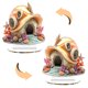 thumbnail image 4 of Decoraciones de Pascua, adornos de Pascua, regalos de Pascua, huevos de conejo de Pascua, decoración de escritorio de acrílico, decoración navideña, adorno hueco, artesanía paisajística., 4 of 9