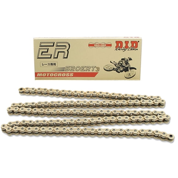Did (520Ert3-150 Gold 150 Link Cadena De Carreras Sin Junta Tórica De Alto Rendimiento Serie Ert3 Con Eslabón De Conexión