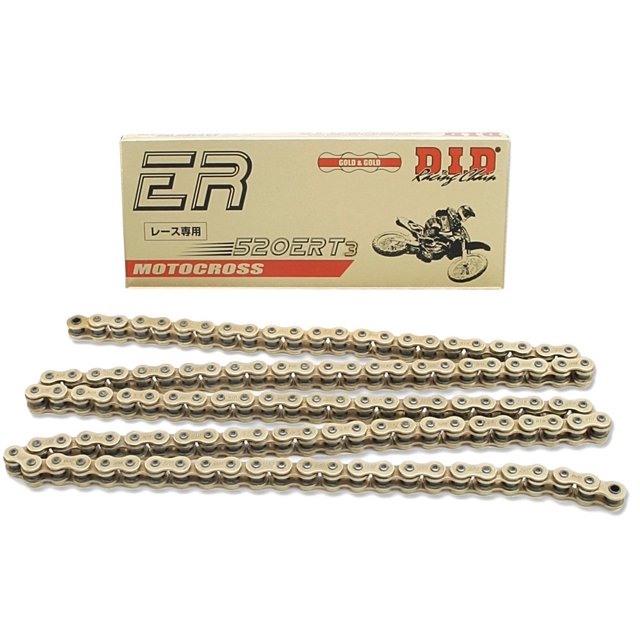 Did (520Ert3-150 Gold 150 Link Cadena De Carreras Sin Junta Tórica De Alto Rendimiento Serie Ert3 Con Eslabón De Conexión