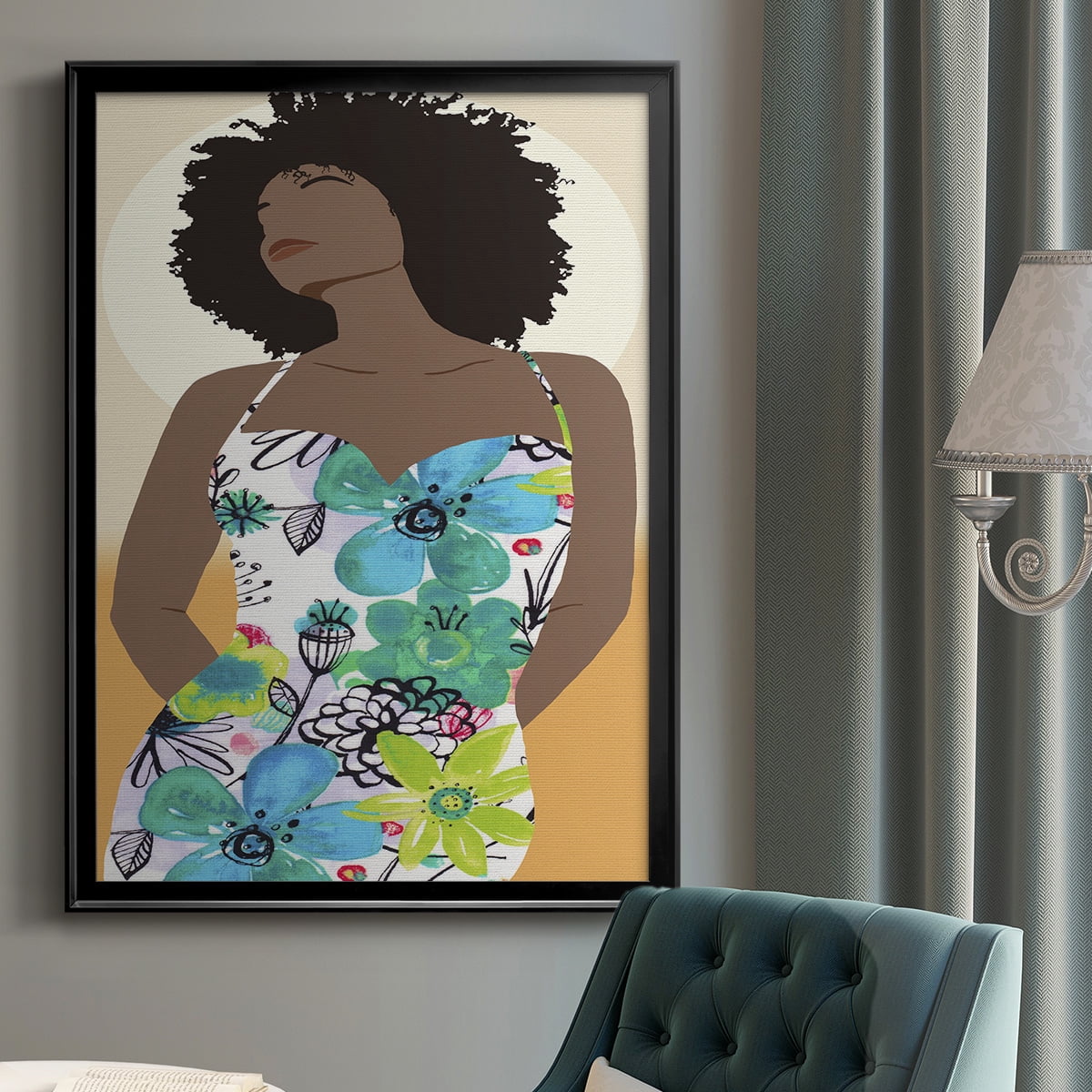 You Go Woman I Premium Framed Print - Ready to Hang