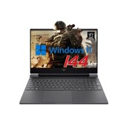 HP Victus 15.6" FHD 144Hz Gaming Laptop,AMD Ryzen 5 7535HS,16GB DDR5 RAM,512GB NVMe SSD,Radeon RX 6550M(Beats RTX2050),Backlit Keyboard,WiFi 6,RJ-45,HDMI,Windows 11 (16GB RAM | 512GB SSD)