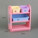 thumbnail image 2 of Estante de almacenamiento para muebles tipo casa de muñecas en miniatura con 3 cestas, 2 of 3