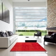thumbnail image 6 of Ahgly Company Indoor Round Abstract Red Area Rugs, 6' Round, 6 of 6