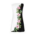 thumbnail image 4 of Ovzne Robes d'Été pour Femmes 2025 Robe Femme Printemps et Été Vacances Bouton Col en V Robe à Bretelles Robe de Printemps Imprimée Liquidation, 4 of 5