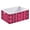 Bow Decoration, variant on Fabric Storage Bins Foldable Cube For Home Organization Baskets Bright Yellow Grid Pattern