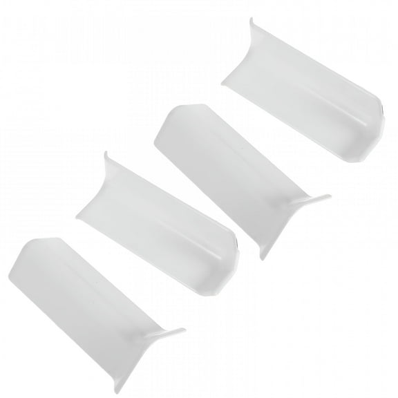 LAMIRO 4Pcs Baseboard Corner Blocks Self Adhesive Corner Protectors Thickened Design Easy to Install for Living Room Bedroom and More Protects Wall and Floor Corners