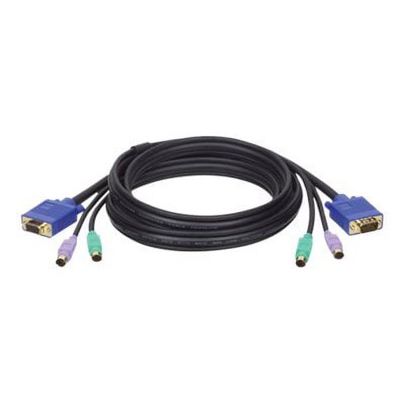 Eaton Tripp Lite Series PS/2 3-in-1 Cable Kit for KVM Switch B007-008 10 ft. 3.05 m