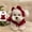 Red 2, variant on Kraoden Puppy Dog Princess Skirt Winter Clothes, Teddy Bear Pomeranian Yorkshire Apparel for Small and Medium Sized Puppies, Pet Dress with Bow and White Sleeve Shirt, Comfortable Polyester Outfit
