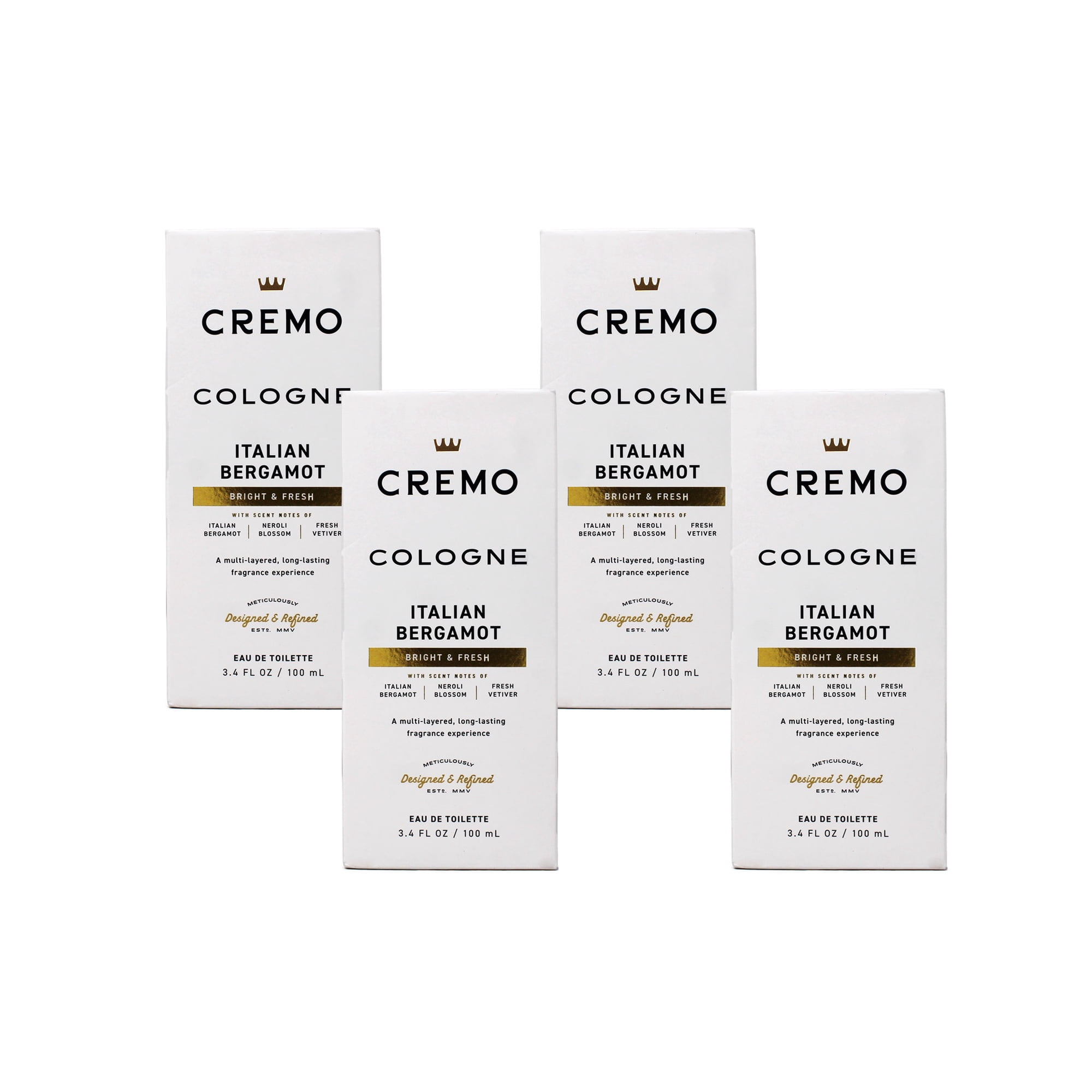 Cremo Casked Vanilla Body Wash for Men, Rich-Lathering Shower Gel, Black Plum, Warm Incense & Madagascar Vanilla Scent, 16 fl oz Pack of 4