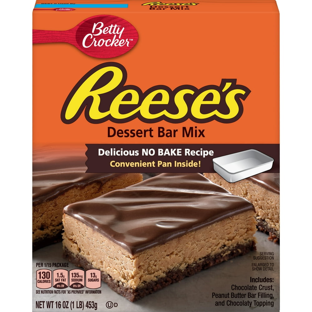 Betty Crocker Reese's Dessert Bar Mix, 16 oz Box