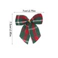 thumbnail image 4 of Mini lazos de Navidad para el hogar, adorno colgante para árbol de Navidad, corona artesanal de Papá Noel, decoraciones navideñas para el hogar, regalo de Año Nuevo, 20/10 piezas, 2024, 4 of 4