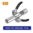 thumbnail image 1 of Grease Tool Coupler Double Handle Stainless Oil Injector Nozzle 10000 Psi Heavy-duty Quick Lock Npt I/8 Leak-free Grease Tool, 1 of 5