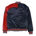 thumbnail image 2 of STARTER Womens Cleveland Indians Varsity Jacket, Blue, Small, 2 of 2