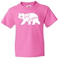 thumbnail image 3 of Inktastic West Virginia White Bear Silhouette Youth T-Shirt, 3 of 5