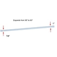 thumbnail image 4 of Design House 561001 Tige de Douche Réglable & 44; Finition Blanche, 4 of 6