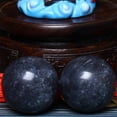 thumbnail image 4 of Pelotas de Ejercicio Chino BRABUD Gris Oscuro Sin Campanas para Aliviar el Estrés, 4 of 8