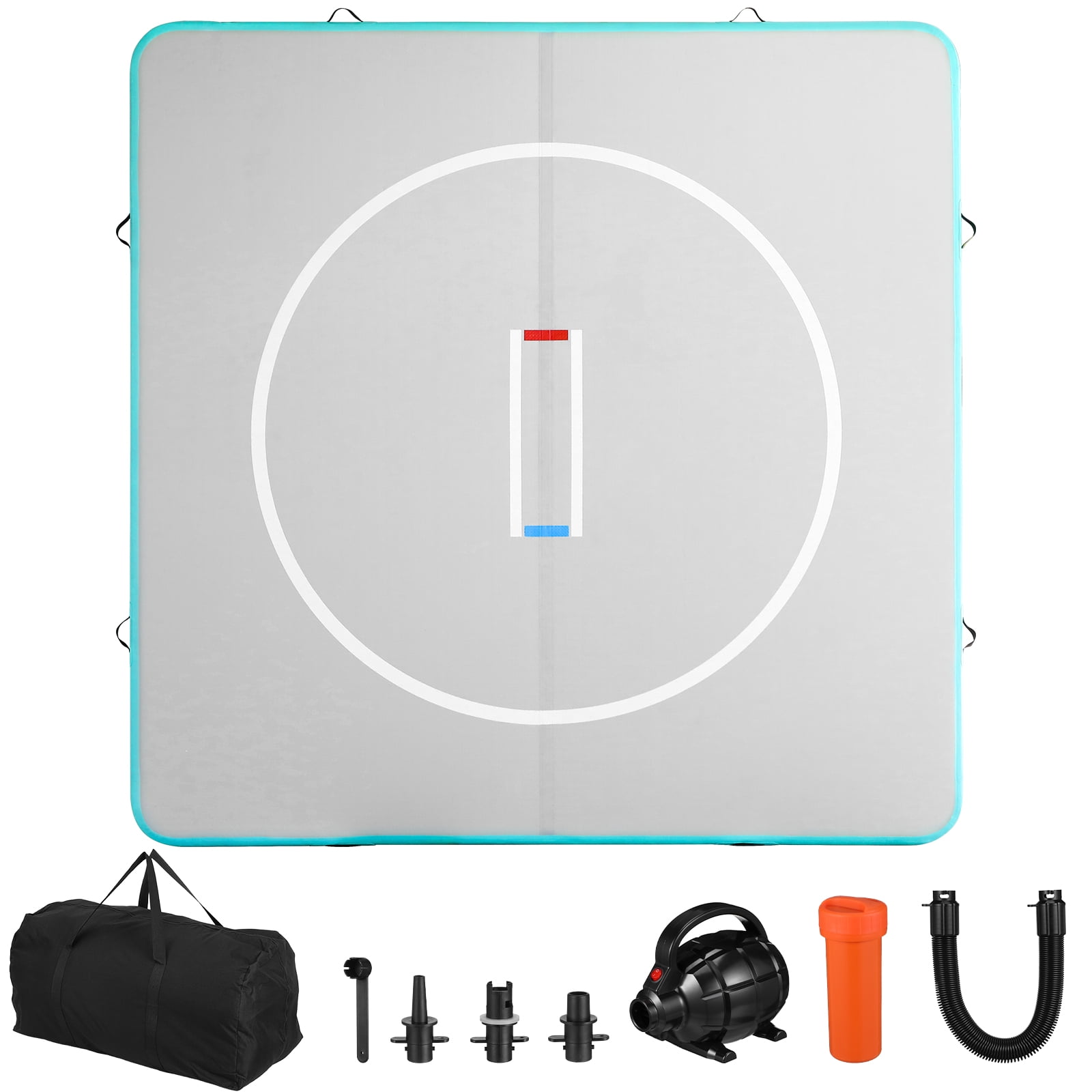 Inflatable Wrestling Mat 9.8FT, 1.2" Thick Foldable Mats Wrestling Mats for Home Outdoor Indoor