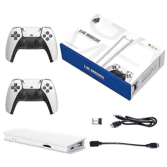40000+ 4K HDMI TV Video Game Stick Retro Gaming Console with 2 Wireless Controller