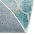 thumbnail image 4 of Jill Zarin Uptown Collection Area Rug - Lincoln Center (7' 10" Round Teal/Ivory), 4 of 5