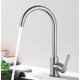 thumbnail image 2 of robinet De Lavabo 304 Boule En Acier Inoxydable Rservoir D'eau Chaude Et Froide Robinet De Lavage Rotatif, 2 of 5