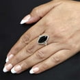 thumbnail image 5 of Natural Black Onyx Ring 925 Sterling Silver Handmade Jewelry, 5 of 9