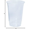 thumbnail image 4 of GUSTO 10 oz Clear Plastic Cups, Disposable Drinking Cups for Iced Coffee, 100 Count, 4 of 8