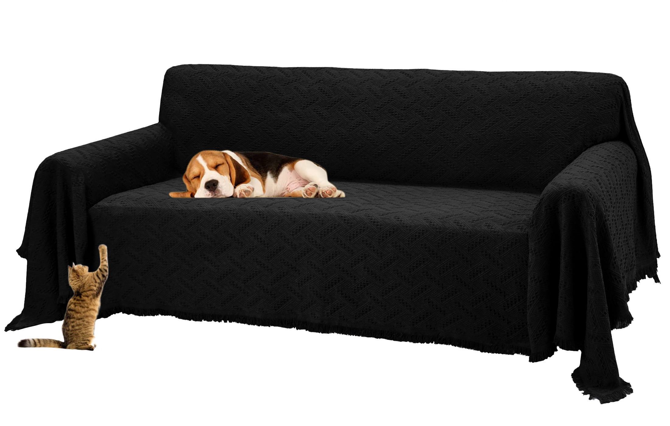 Sanmadrola Sofa Cover, Couch Covers for 3 Cushion Couch Sofa, Sectional