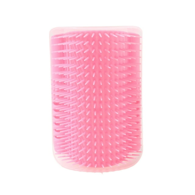 Cepillo de Aseo Suave con Hierba Gatera para Esquinas de Pared, Masajeador, Rascador, Herramienta para Pelaje Largo y Corto, para Gatos, Perros y Gatitos.