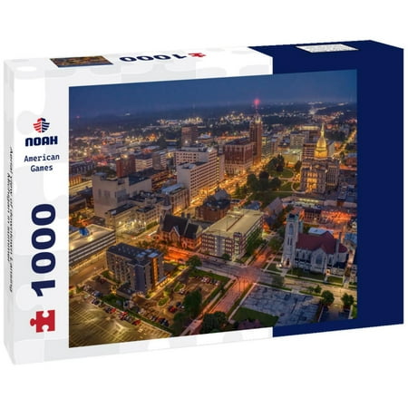 Noah Jigsaw Puzzle Aerial view of downtown Lansing, Michigan in summer 1000 Pieces