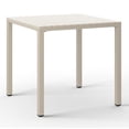 thumbnail image 4 of WestinTrends Playa 31.5" Iron Metal Frame Outdoor Square Patio Dining Table, Sand, 4 of 16