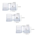 thumbnail image 2 of Protectores de talón ZHCH transparentes almohadillas antideslizantes, 2 of 4