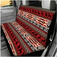 thumbnail image 3 of KUIFORTI Western Aztec Automobile Seat Covers 14 Pieces with Seat Belt Pads Steering Wheel Cover Auto Center Console Pad Car Headrest Covers Car Cup Coasters for Most Cars, 3 of 7