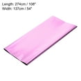 thumbnail image 2 of Uxcell 3 Pack Pink Disposable Plastic Tablecloths 54 Inch x 108 Inch Shiny Table Covers for Birthday Parties, 2 of 6