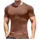 thumbnail image 2 of pstuiky camisetas camisas para hombre, Blusas y camisas de cuello redondo de manga corta informales de color liso para hombre ropa de hombre l, 2 of 7