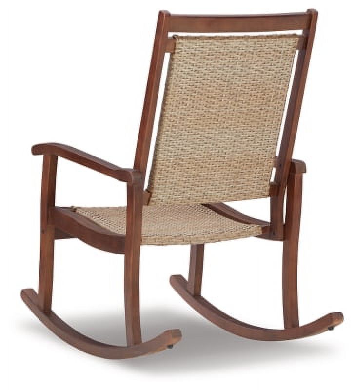 Signature Design by Ashley Casual Emani Rocking Chair  Brown/Natural - image 5 of 8