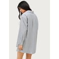 thumbnail image 2 of Ellos Plus Size Oversized Linen-Blend Boyfriend Shirt, 2 of 6