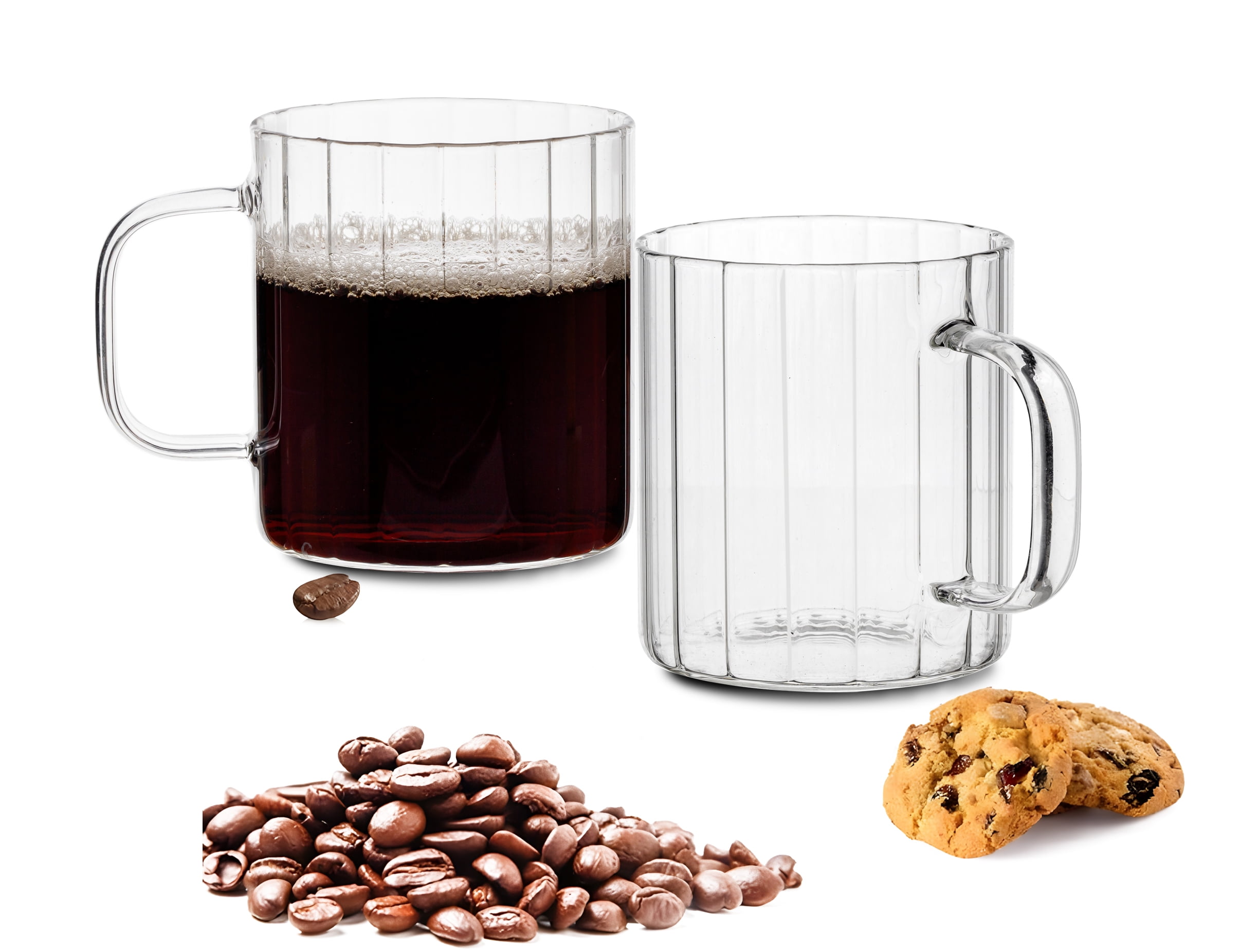 Mainstays Tasse en verre Rib 18oz