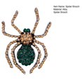 thumbnail image 3 of Kkkded Spider Brooch Spider Brooch - Shiny, Realistic Shape, Rust - Free, for Clothes Collars, 3 of 7