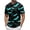 Green_006, variant on Men's Novelty Skull T-Shirt Witch Castle Pattern Casual Vintage Short Sleeve Crew Neck T-Shirts 2026 Trendy Comfort Blouses for Halloween Party Dark Blue 3XL