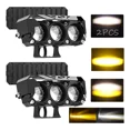 thumbnail image 1 of Par Faros Auxiliares Lupa Led Focos Luz 240w Para Coche Moto, 1 of 8