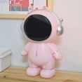 thumbnail image 3 of Hucha con forma de astronauta, modelo de hombre espacial, adecuada para juguetes de niños y niñas, adorno para habitación, regalo de cumpleaños, Navidad y Año Nuevo (rosa), 3 of 4