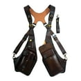 thumbnail image 3 of And Multiple For Men Shoulder Harness Buckle Bag Pockets Men Different-shape Durable Stylish Harness Underarm Skin-friendly Shoulder Phone Black Dark Brown, 3 of 9