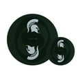thumbnail image 2 of FanPans Team Logo Silicone Lid Set, 2 Pack - NCAA Michigan State Spartans, 2 of 3