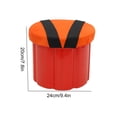 thumbnail image 2 of MORESEC Portable Foam Kneeling Stool for Outdoor Farming and Weeding, Lightweight Plastic Stool for Picking Tea and Digging, Low Camping Stool, 2 of 3