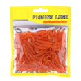 thumbnail image 1 of Señuelos De Pesca De Plástico Blando T-Tail Grub Worm Baits Fish Tackle Accesorio Naranja 50 Unids 5 Cm Moyic OD004977-00, 1 of 7