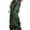 01-Army Green, variant on Women Straight Leg Jeans with Pockets Elastic Waist Basic Denim Pants Loose Summer Trousers Black L