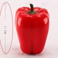thumbnail image 2 of Pimiento morrón artificial, alimento realista, verdura falsa para gabinete rojo, 2 of 9