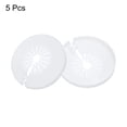 thumbnail image 3 of Uxcell 5PCS Decoración de Cubierta de Tubería 0.6 a 1.1in (14-29mm) Cubierta de Tubería con Brida Decorativa de Plástico PP, Blanca, 3 of 6