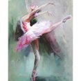 thumbnail image 1 of Cuadros Decorativos Kit de pintura de diamantes 5D Ballet Girl Full Round Drill DIY Wall Art (J83821) Likrtyny embutido en tela, 1 of 8